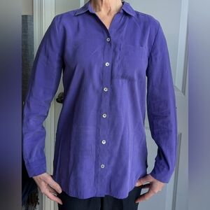Chico's Purple Button Down Shirt